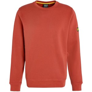 バブアー メンズ ニット&セーター アウター Racer Badge Crew Neck Sweatshirt Iron Ore RE12