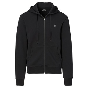 ラルフローレン メンズ パーカー・スウェットシャツ アウター Double-Knit Full-Zip Hoodie Polo Black