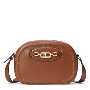 ラルフローレン レディース ショルダーバッグ バッグ Leather Medium Jordynn Crossbody Bag Lauren Tan