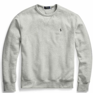 ラルフローレン メンズ ニット&セーター アウター Fleece Crew Sweatshirt Grey