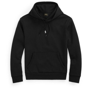 ラルフローレン メンズ パーカー・スウェットシャツ アウター Double-Knit Hoodie Polo Black