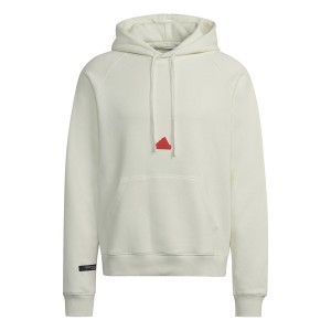 アディダス メンズ パーカー・スウェットシャツ アウター Fleece Hoodie Off White