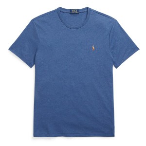 ラルフローレン メンズ Tシャツ トップス Pima Cotton T Shirt Blue Hthr