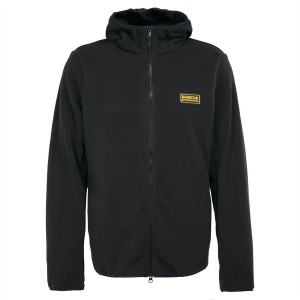 バブアー メンズ パーカー・スウェットシャツ アウター Preston Fleece Jacket Black