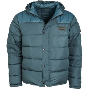 バブアー メンズ ジャケット＆ブルゾン アウター Peak Baffle Quilted Jacket Dk Slate