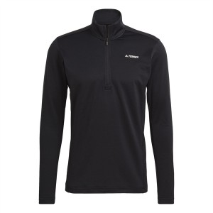 アディダス メンズ パーカー・スウェットシャツ アウター Terrex Fleece Mens Black