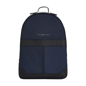 トミー ヒルフィガー レディース バックパック・リュックサック バッグ TH ELEVATED NYLON BACKPACK Blue DW6