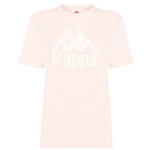 カッパ レディース Tシャツ トップス Tahantix Logo T Shirt Womens Pink W71