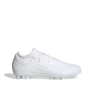 アディダス メンズ ブーツ シューズ X .3 CrazyFast Firm Ground Football Boots White/White