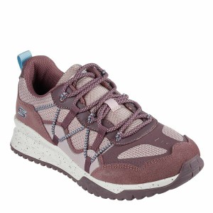 スケッチャーズ レディース ランニング スポーツ Skechers Bobs Squad 3 - Zigzag Swagger Trainers Purple