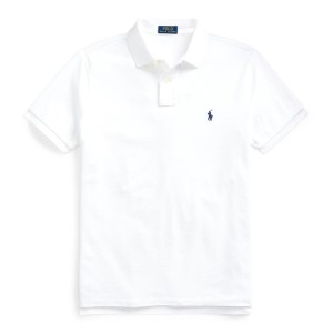 ラルフローレン メンズ ポロシャツ トップス Classic Fit Polo Shirt White