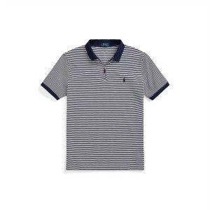 ラルフローレン メンズ ポロシャツ トップス Polo StrtchMesh Polo Sn33 Navy/White