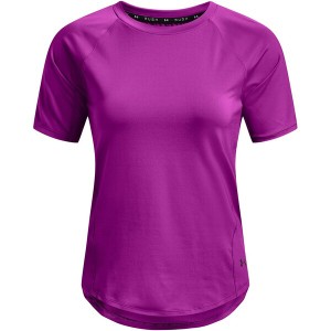 アンダーアーマー レディース Tシャツ トップス Rush T Shirt Womens Purple