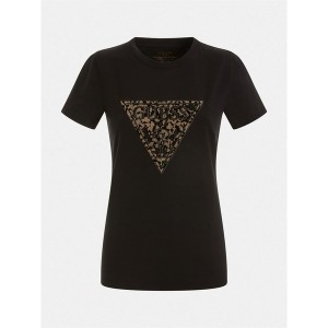 ゲス レディース Tシャツ トップス Guess SS LIDIA TEE Ld32 Black