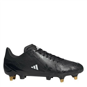 アディダス メンズ ブーツ シューズ RS-15 Pro Soft Ground Rugby Boots Blk/Wht/Crbn