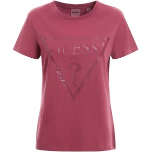 ゲス レディース Tシャツ トップス Guess ADELE SS TEE Ld32 WINE CELLAR