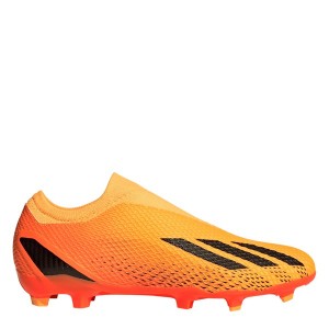 アディダス メンズ ブーツ シューズ X .3 Firm Ground Football Boots Orange/Black