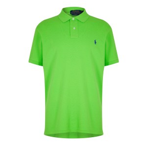 ラルフローレン メンズ ポロシャツ トップス Polo Slim Mesh S/S Sn99 Neon Green