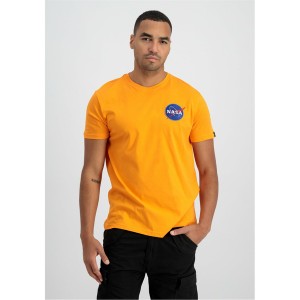 アルファインダストリーズ メンズ Tシャツ トップス Tee Orange