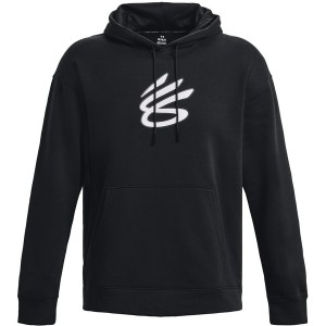 アンダーアーマー メンズ パーカー・スウェットシャツ アウター Armour Curry Splash Hoodie Mens Black/Grey