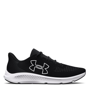 アンダーアーマー メンズ ランニング スポーツ Charged Pursuit 3 Big Logo Black/White