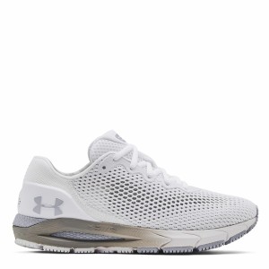 アンダーアーマー レディース ランニング スポーツ Sonic 4 Running Shoes White/Grey