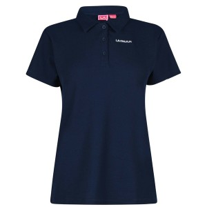 エルエーギア レディース ポロシャツ トップス Pique Polo Shirt Ladies Navy