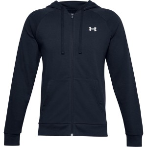 アンダーアーマー メンズ パーカー・スウェットシャツ アウター Rival Full Zip Hoody Mens Midnight Navy