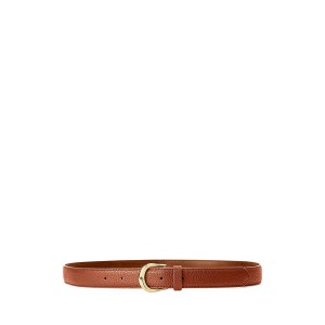 ラルフローレン レディース ベルト アクセサリー Kenton Leather Belt Lauren Tan 002