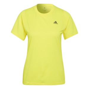 アディダス レディース Tシャツ トップス Icon 3B T-Shirt Womens Yellow