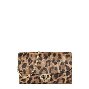 ラルフローレン レディース ショルダーバッグ バッグ Adair Crossbody Clutch Bag Leopard