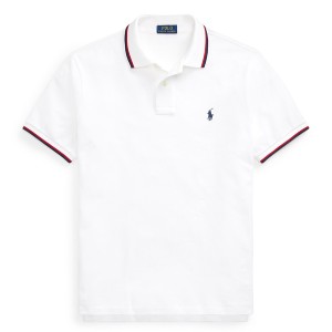 ラルフローレン メンズ ポロシャツ トップス Mesh Polo Shirt White