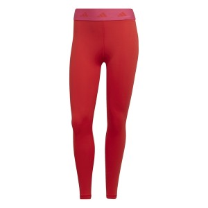 アディダス レディース レギンス ボトムス TechFit 7/8 Leggings Womens Red