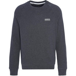 バブアー メンズ ニット&セーター アウター Essential Crew Sweat Asphalt Marl