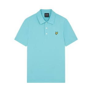 ライルアンドスコット メンズ ポロシャツ トップス Basic Short Sleeve Polo Shirt Alpine Sky W990