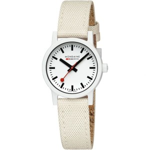 モンダイン レディース 腕時計 アクセサリー Ladies Mondaine White Essence Watch MS1.32111.LT White and Off white