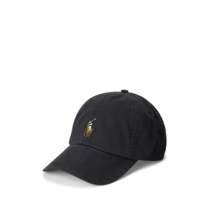 ラルフローレン メンズ 帽子 アクセサリー Polo Washd Sport Cap Polo Black