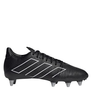 アディダス メンズ ブーツ シューズ Elite Kakari Soft Ground Rugby Boots Blk/Wht/Crbn