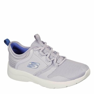 スケッチャーズ レディース スニーカー シューズ Skechers Mesh Trim & Lace-Up Trainers Lavender