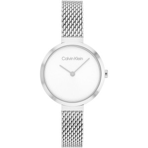 カルバンクライン レディース 腕時計 アクセサリー Ladies Calvin Klein Mesh Watch Silver