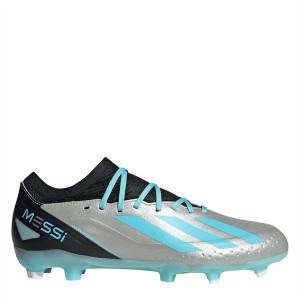 アディダス メンズ ブーツ シューズ X .3 CrazyFast Firm Ground Football Boots Silver/Blue/Blk
