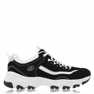 スケッチャーズ レディース ランニング スポーツ Icon Dlite Ladies Trainers Black/White