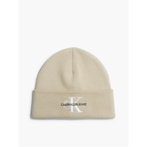 カルバンクライン レディース 帽子 アクセサリー Mono Beanie Taupe PED