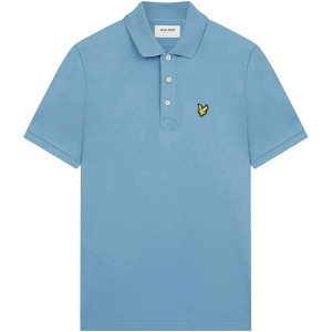 ライルアンドスコット メンズ ポロシャツ トップス Basic Short Sleeve Polo Shirt Skip Blue W825