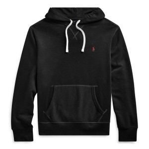 ラルフローレン メンズ パーカー・スウェットシャツ アウター Fleece Pull On Hoodie Polo Black