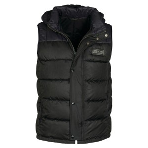 バブアー メンズ ジャケット＆ブルゾン アウター Peak Baffle Gilet Black BK11