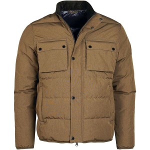 バブアー メンズ ジャケット＆ブルゾン アウター Transmission Throttle Baffle Quilted Jacket Beech