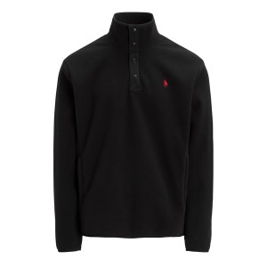 ラルフローレン メンズ ニット&セーター アウター Fleece Pullover Polo Black