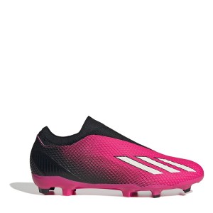 アディダス メンズ ブーツ シューズ X .3 Firm Ground Football Boots Pink/Black