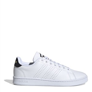 アディダス メンズ スニーカー シューズ Advantage Mens Trainers Wht/Blk